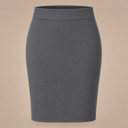 Girls Plain Knee Length School Pencil Skirt | 2 Colours