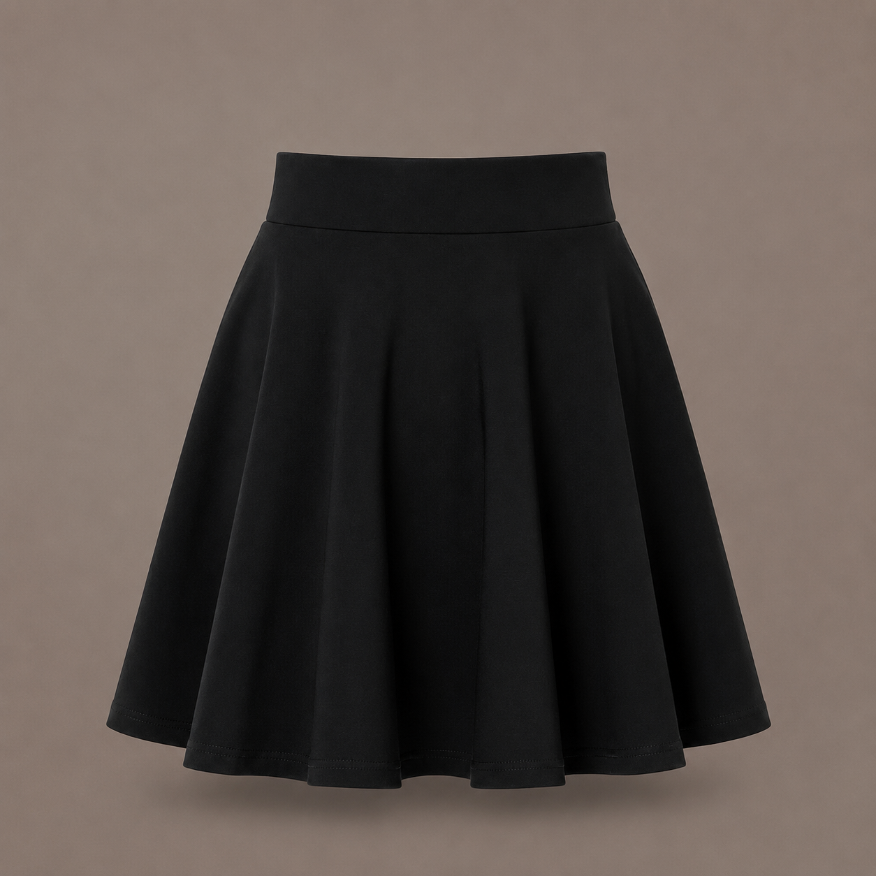 Girls Plain Pull-On Skater School Skirts | 3 Colours