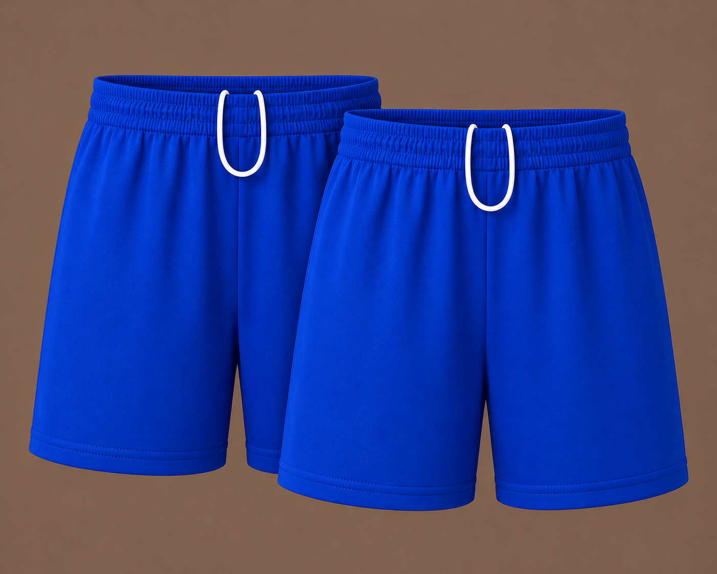 Pack of 2 Boys PE Plain Sports Shorts | 5 Colours