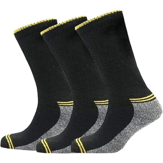 Men’s Heavy Duty Work Socks with Reinforced Heels & Toes