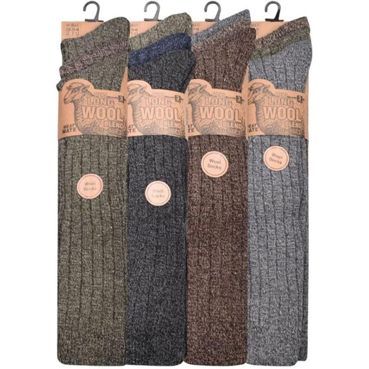 Men’s Wool Blend Socks | Size 6 - 11