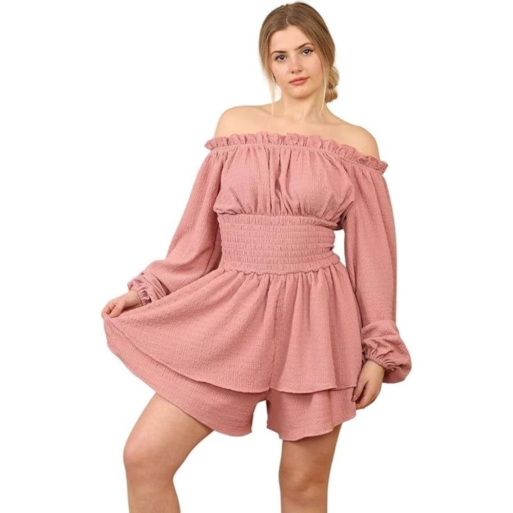 Ruffle Layered Off Shoulder Boat Neck Party Dress | 3 Colours