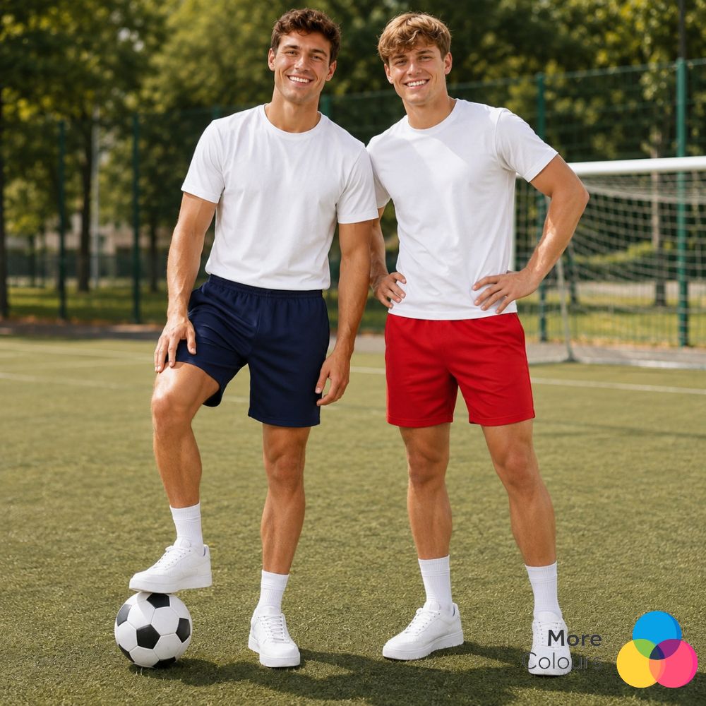 Pack of 2 Plain Pull-On Sports Shorts | 5 Colours