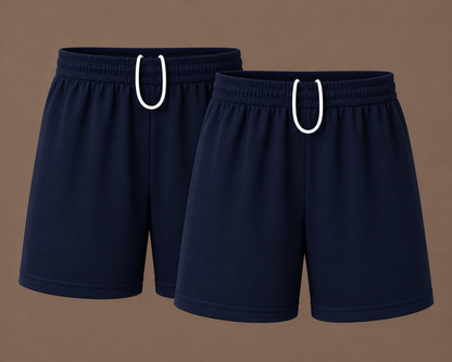 Pack of 2 Plain Pull-On Sports Shorts | 5 Colours