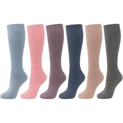Women’s Wool Blend Knee High Socks | Size 4 - 8