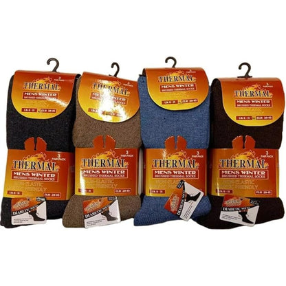 Men’s Non-Elastic Thermal Socks |  Size 6 - 11