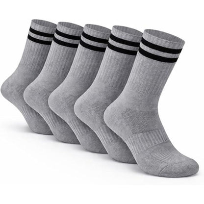 Men’s Cushioned Crew Sports Socks | 3 Colours