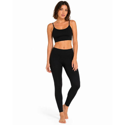 Black Cropped Cami Top