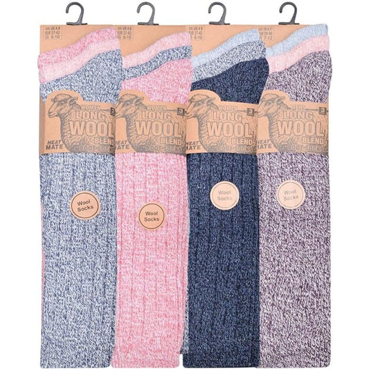 Women’s Wool Blend Knee High Socks | Size 4 - 8