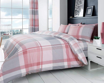 Waverly Check Printed Duvet Cover Set | 5 Colors