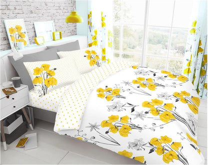 Poppy Printed Duvet Cover Set |  4 Colours
