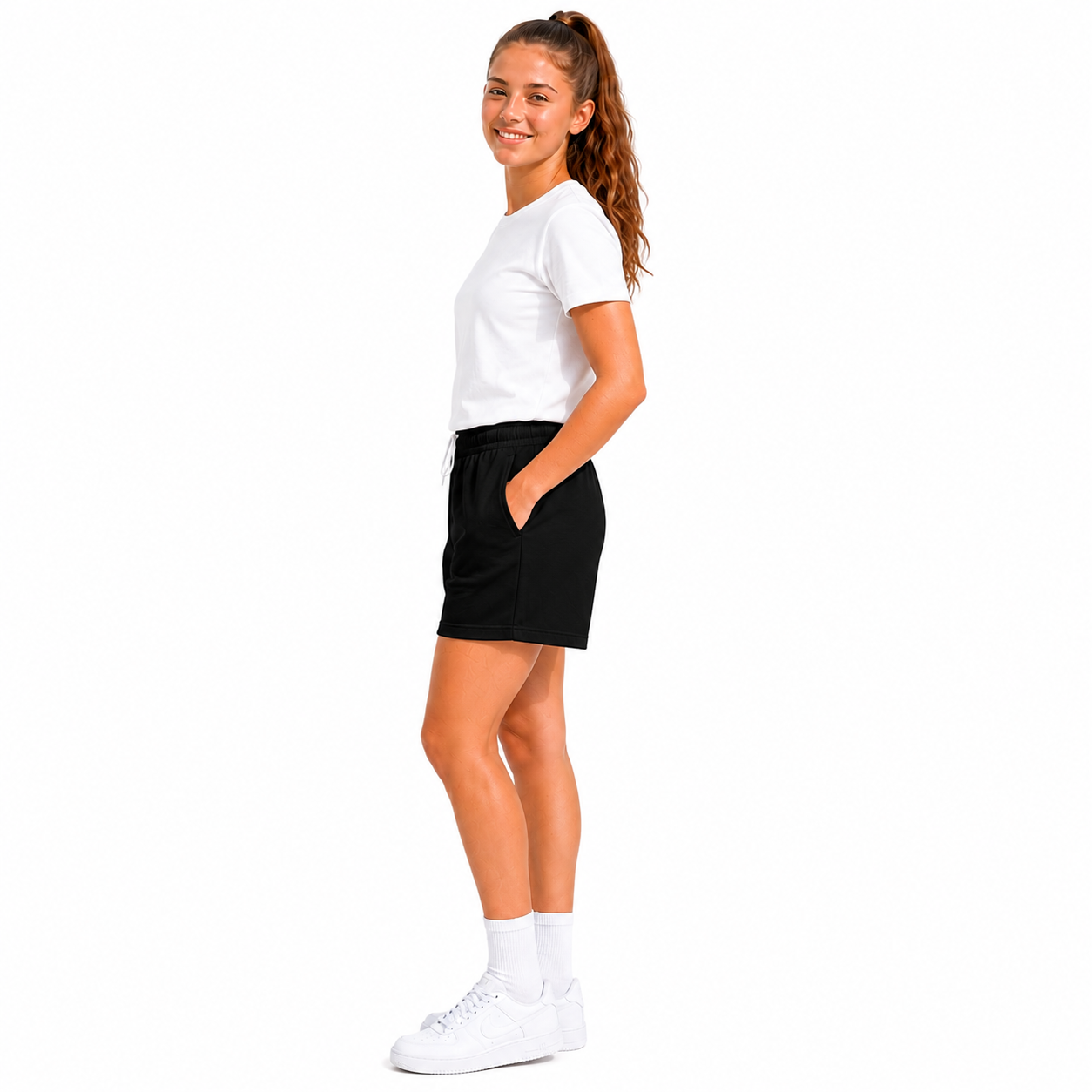 Girls PE Plain Sports Shorts | 5 Colours
