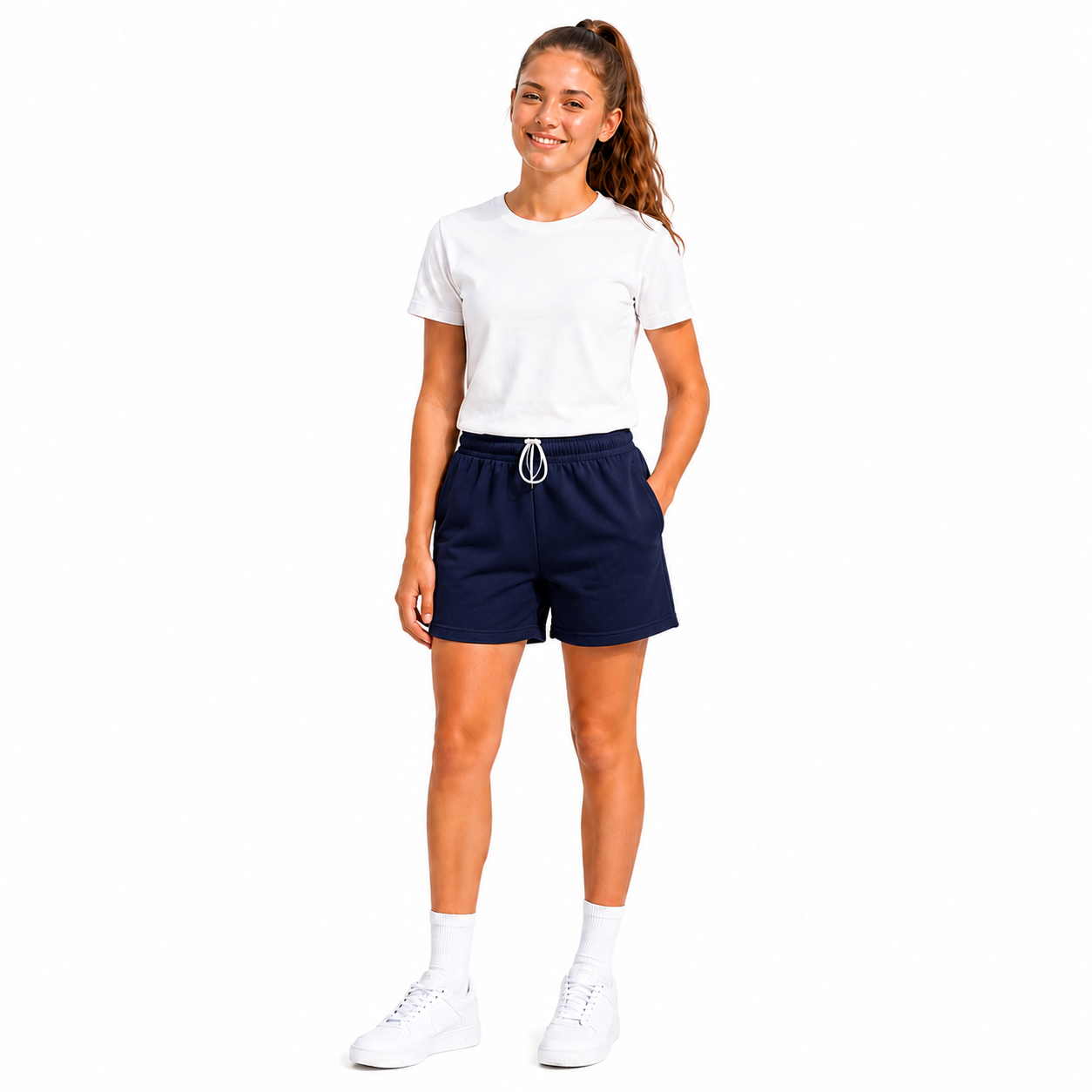 Girls PE Plain Sports Shorts | 5 Colours
