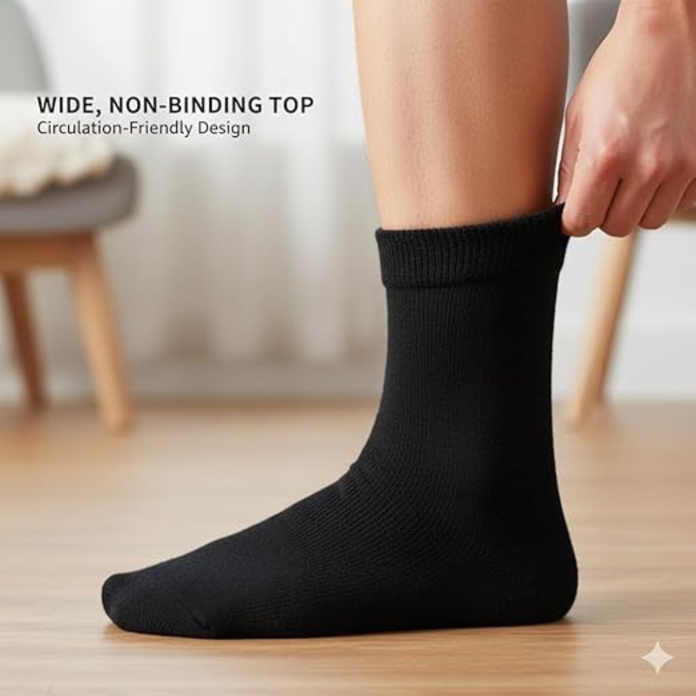 Men’s Merino Wool Diabetic Socks | Size 6 - 11