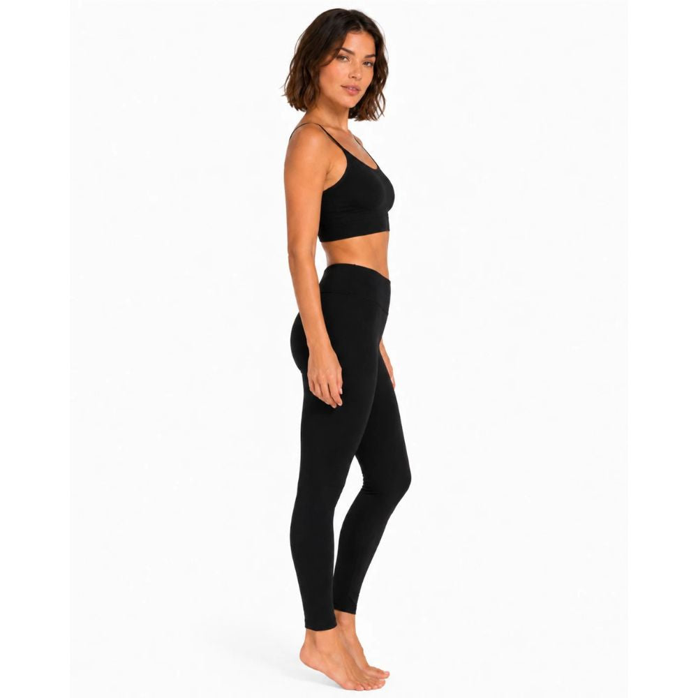 Black Cropped Cami Top