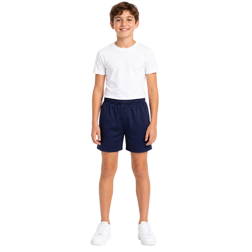 Boys PE Plain Sports Shorts | 5 Colours