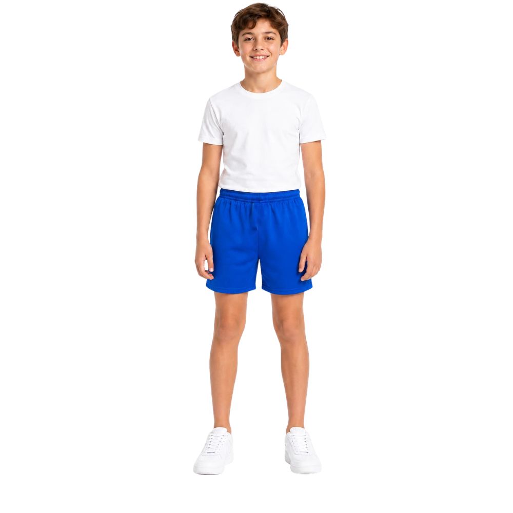 Boys PE Plain Sports Shorts | 5 Colours