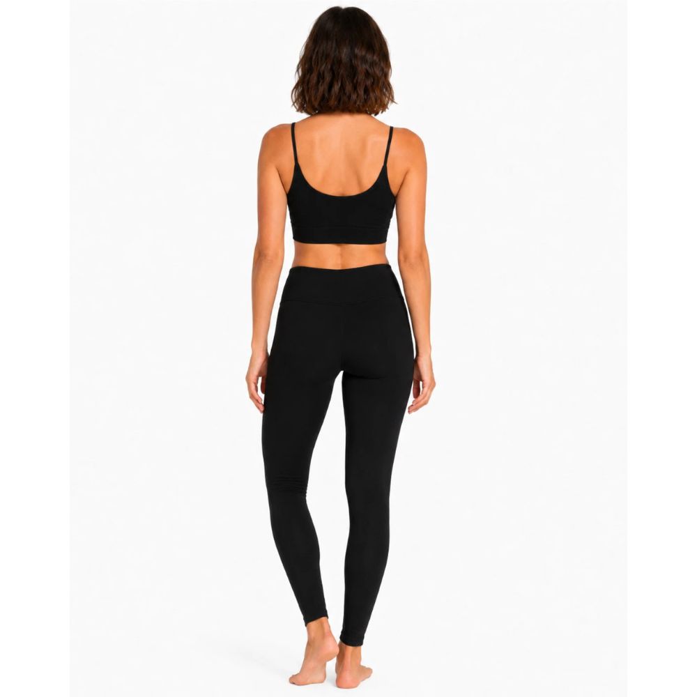 Black Cropped Cami Top