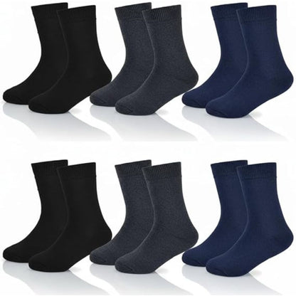 Kids Thermal Socks | Black Navy Grey