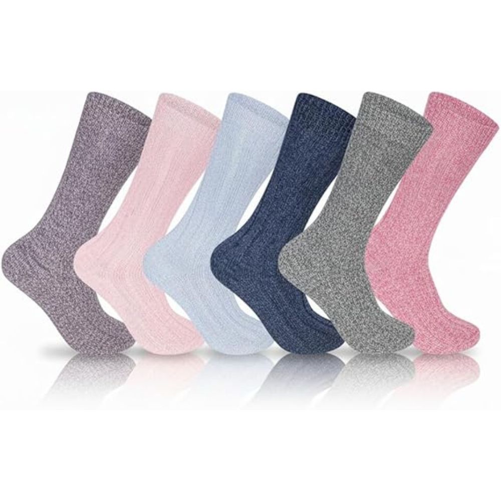 Women’s Wool Blend Knee High Socks | Size 4 - 8