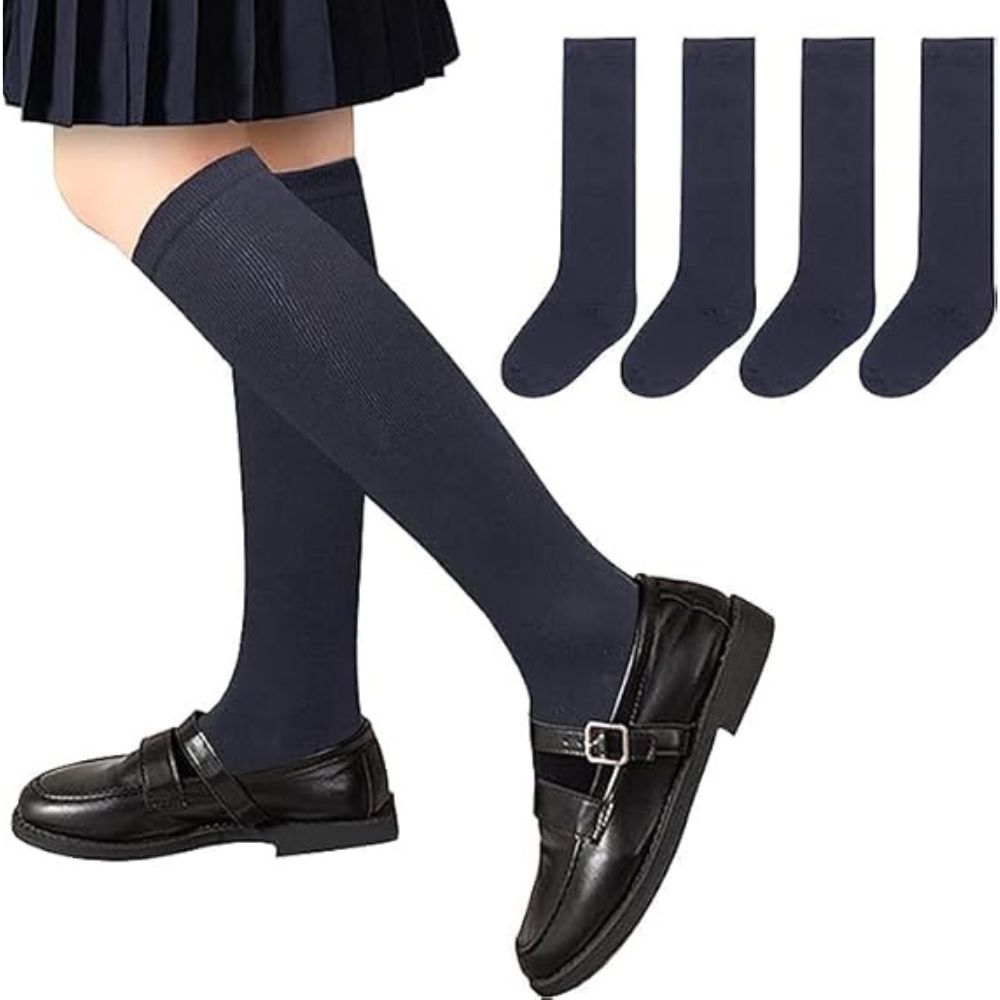 Kids Knee High School Socks | 5 Colours