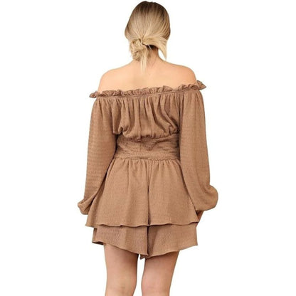 Ruffle Layered Off Shoulder Boat Neck Party Dress | 3 Colours
