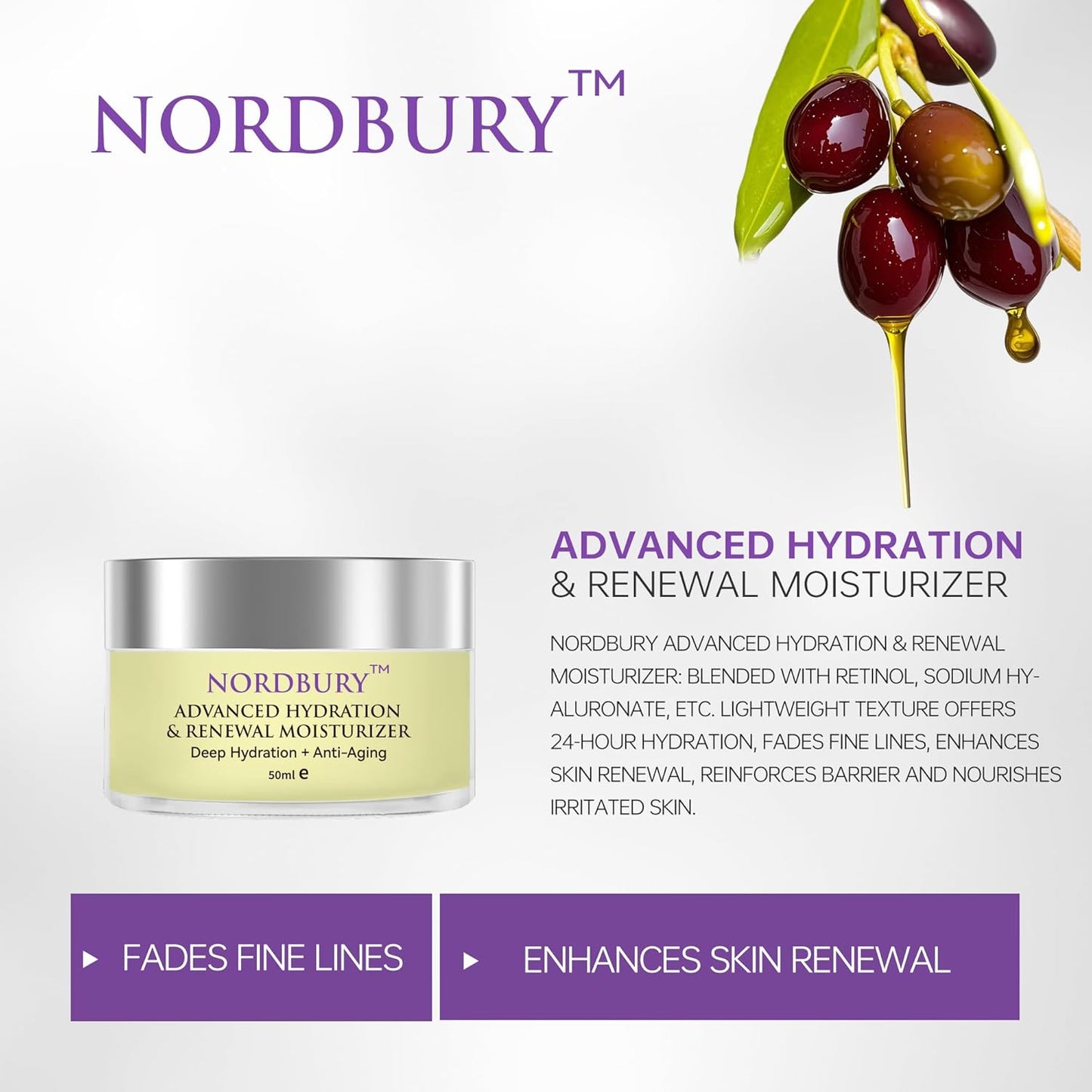 Advanced Hydration & Renewal Moisturizer Cream | 50ml