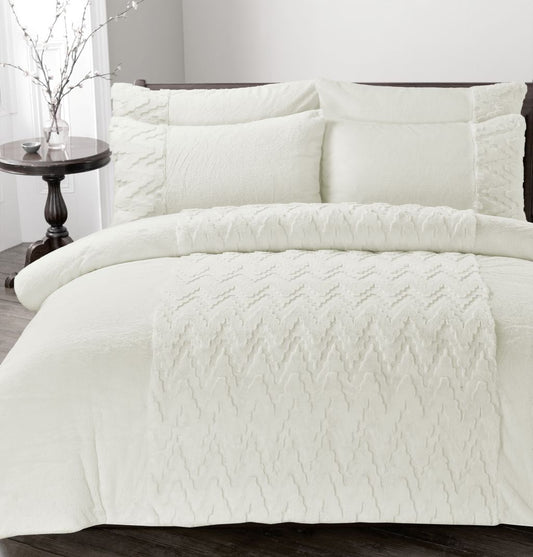 Amari Teddy Fleece Duvet Cover Set | 2 Colours