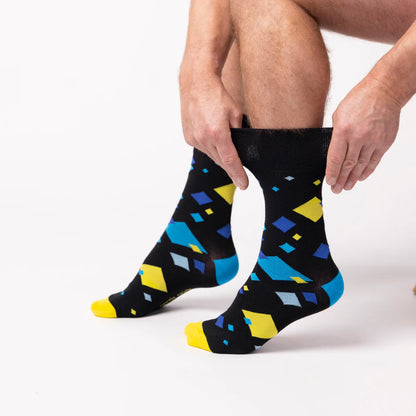 Men’s Angular Arena Gentle Grip Cotton Rich Socks