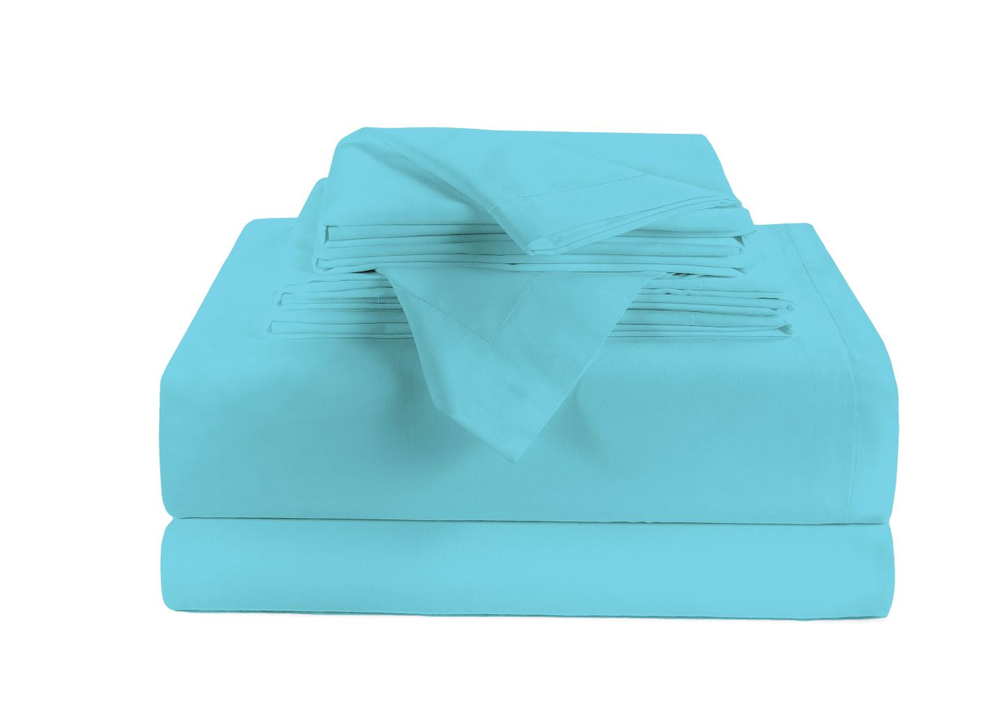 180TC Percale Poly Cotton Flat Sheets | 14 Colours