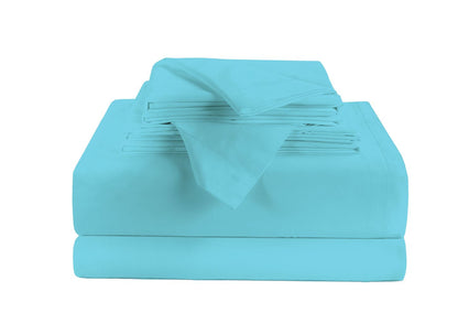 180TC Percale Poly Cotton Flat Sheets | 14 Colours