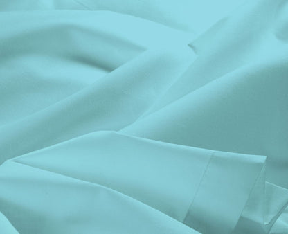 180TC Percale Poly Cotton Flat Sheets | 14 Colours