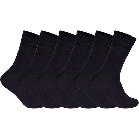 Black Men’s Diabetic Socks | Size 6 - 11