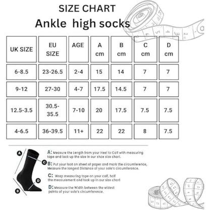 Kids School Socks | 5 Colours