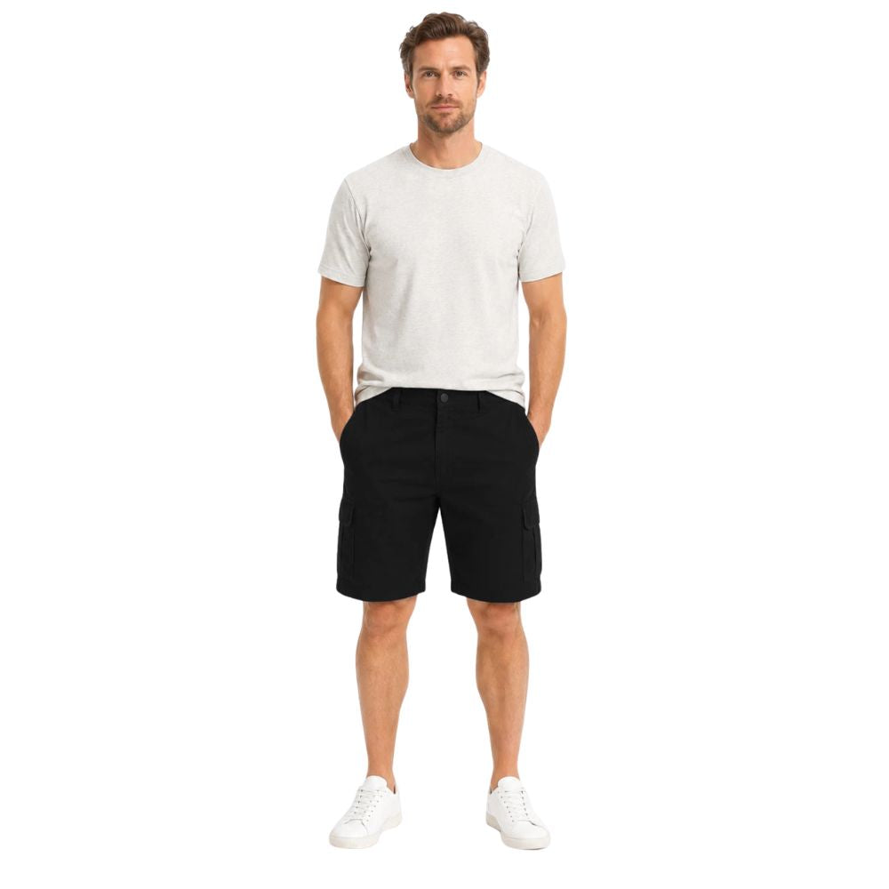 Casual Cargo Shorts | Black & Navy