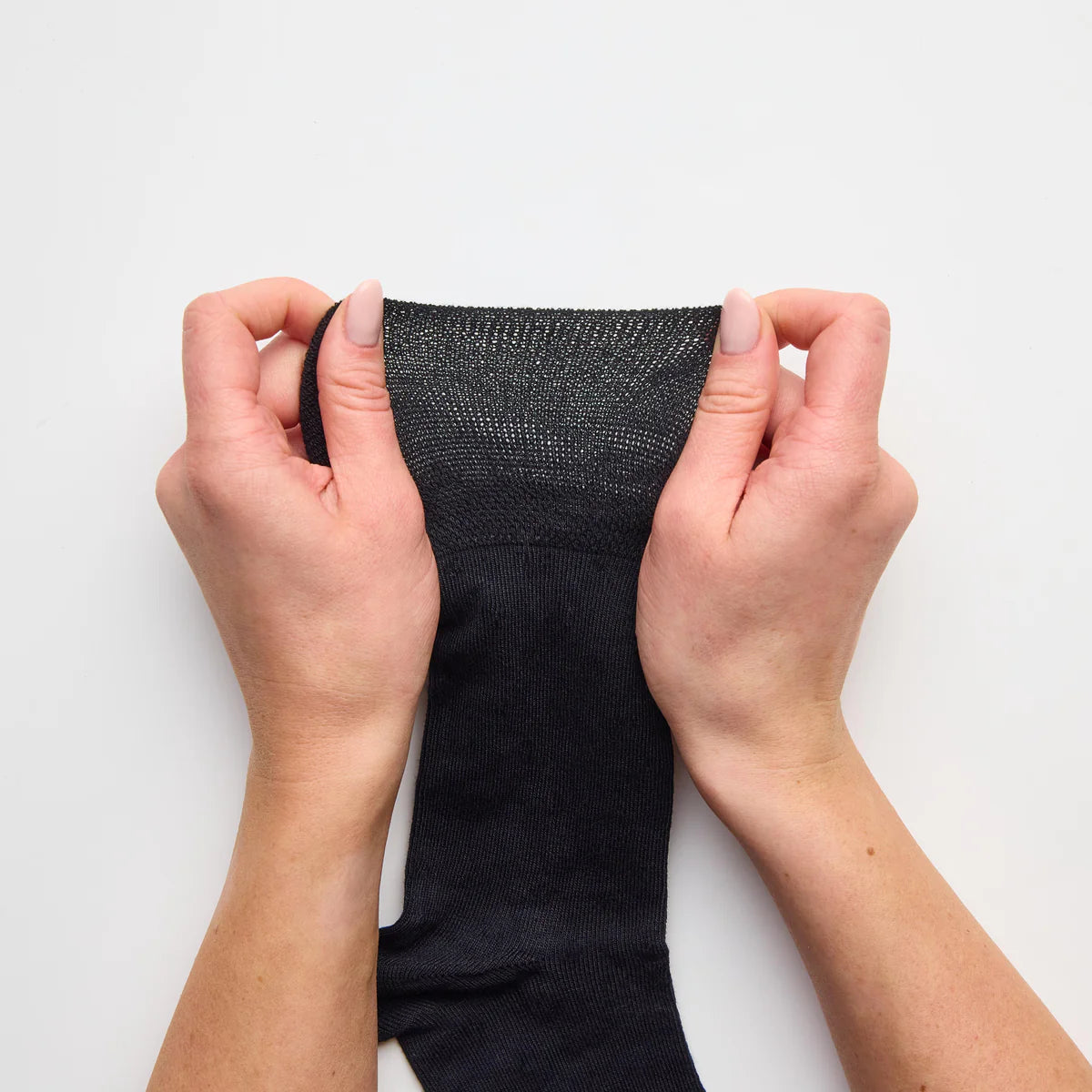 Men’s Gentle Grip Black Cotton Rich Socks