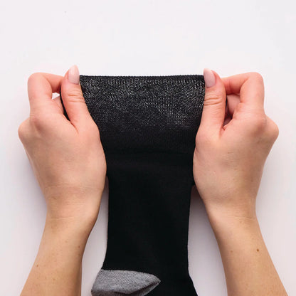 Men’s Black Apex Gentle Grip Cotton Rich Socks