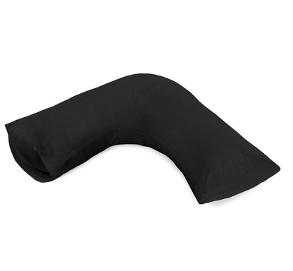 180TC Percale Poly Cotton V Shaped Pillow Cases | Pack of 2 | 14 Colours