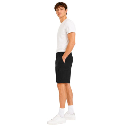 Casual Cargo Shorts | Black & Navy