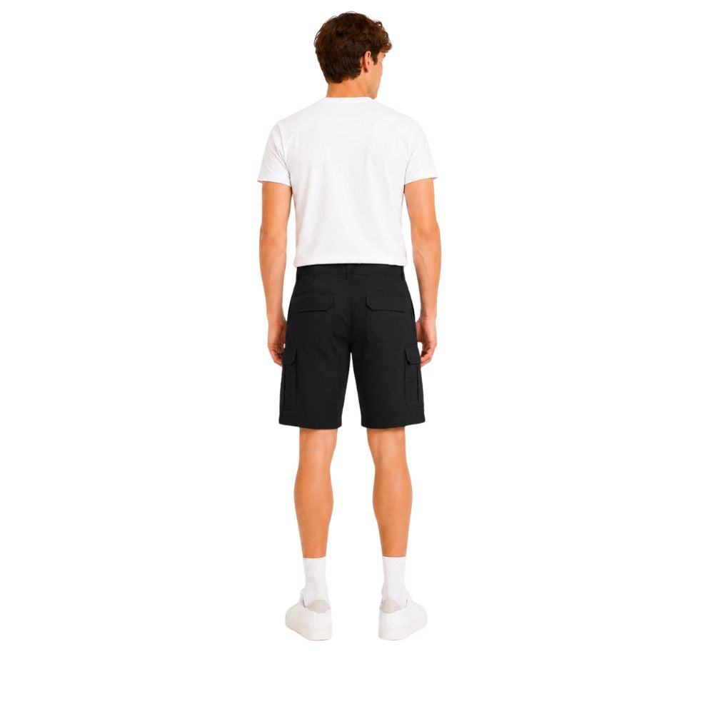 Casual Cargo Shorts | Black & Navy