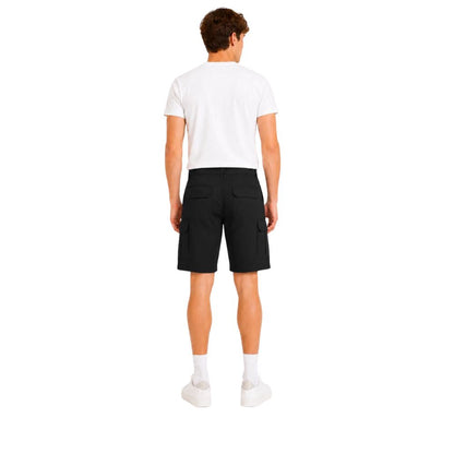 Casual Cargo Shorts | Black & Navy