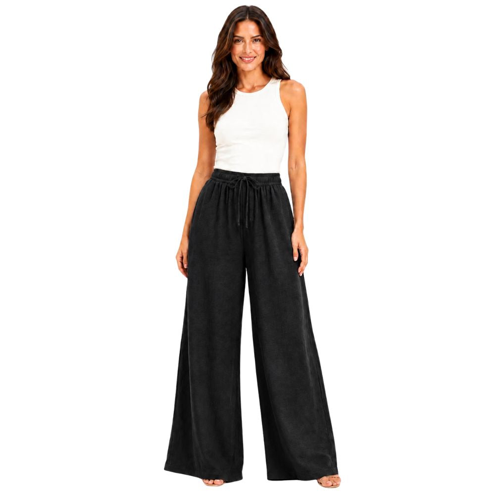 Linen Palazzo Trousers | 4 Colours