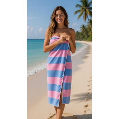 Clashing Stripe Beach Towel | 3 Colours | 152CM × 71CM