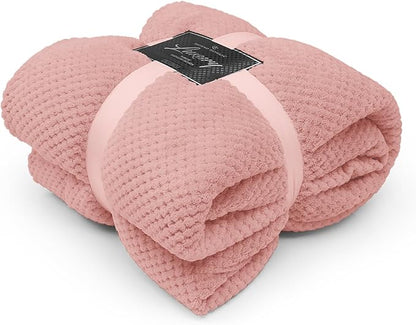 Popcorn Fleece Throws | 18 Colours
