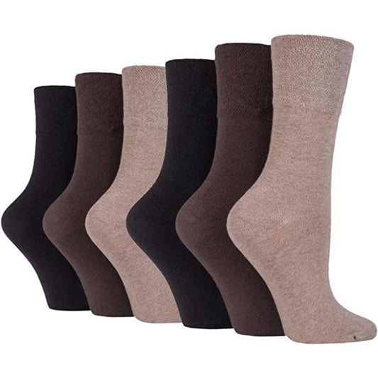 Brown Men’s Diabetic Socks | Size 6 - 11