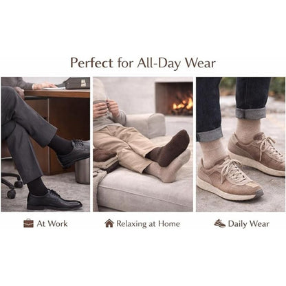 Brown Men’s Diabetic Socks | Size 6 - 11