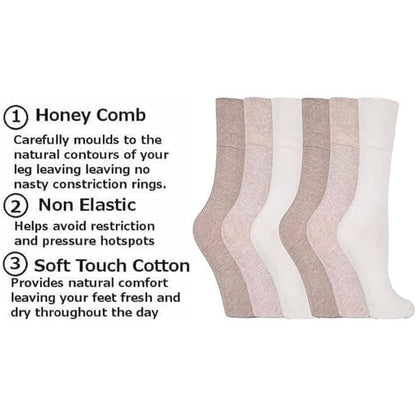 Brown Men’s Diabetic Socks | Size 6 - 11
