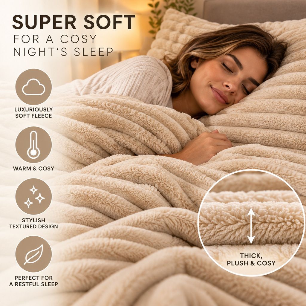 Super soft teddy fleece features