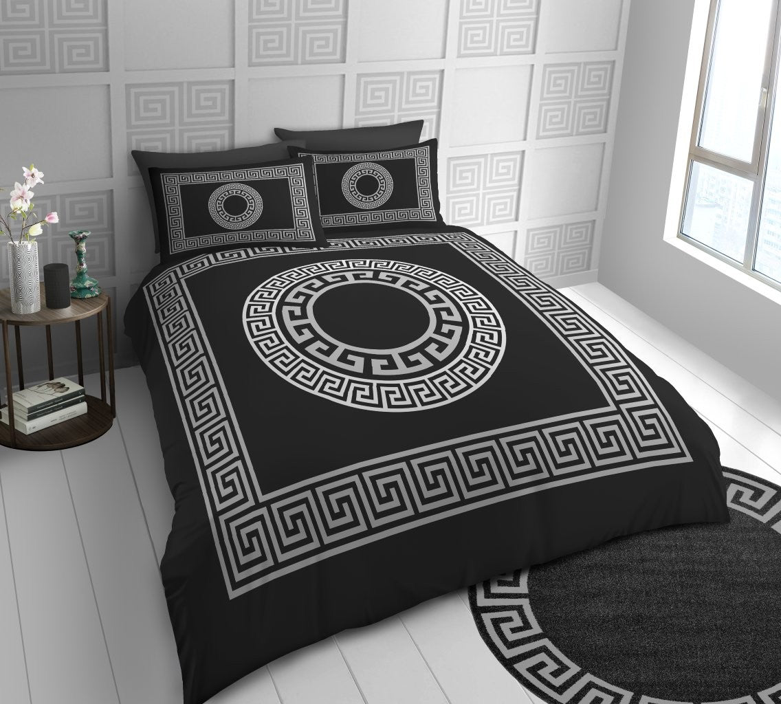 IDA Greek Printed Duvet Cover Sets | 6 Colours