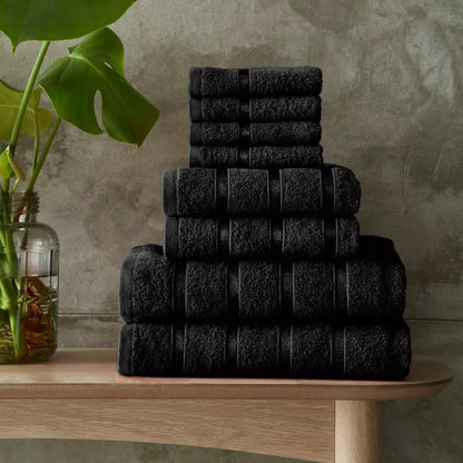 100% Cotton 8 Pieces Boston Towels Bale Set | 15 Colours | 450 GSM